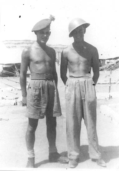 one with tin hat is called Agnew and the one in shorts is called Geoff Hart.
