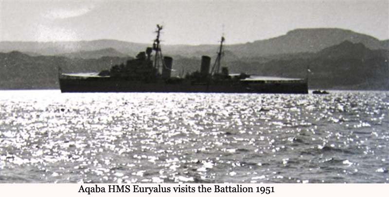 HMS Euryalus in the Gulf of Aqaba