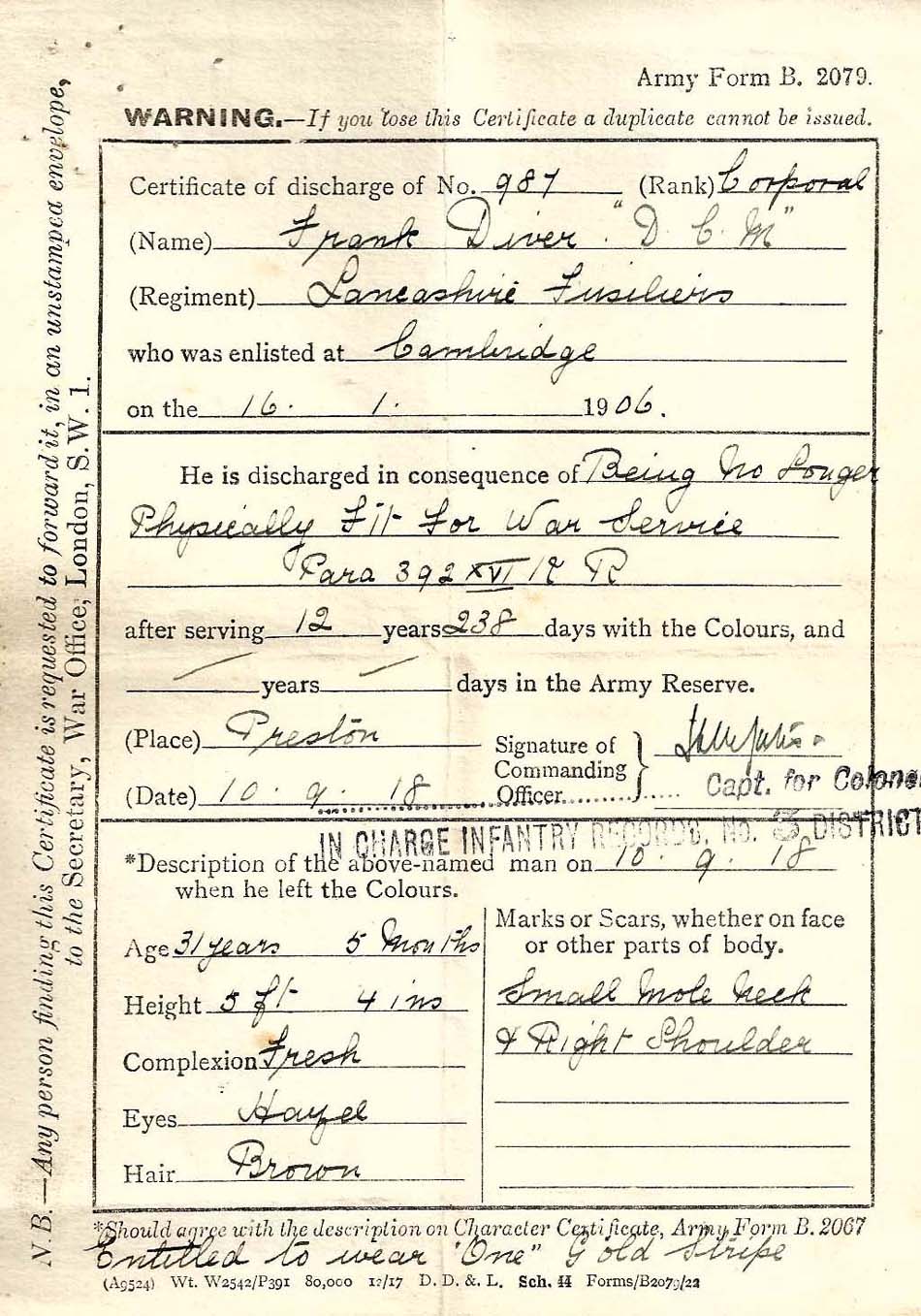 Frank Diver documentation
