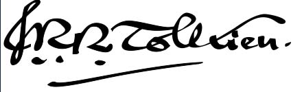 Tolkien's signature