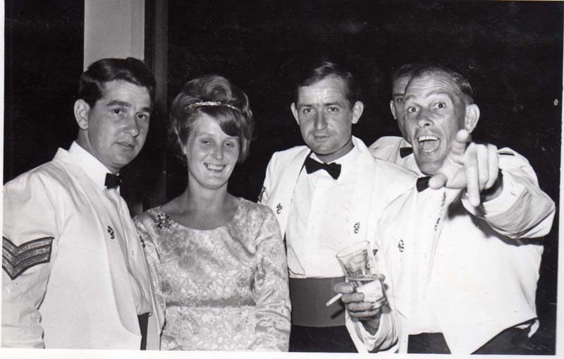 Peter and Val Barton Bernard Flannery and Alan Ashworth