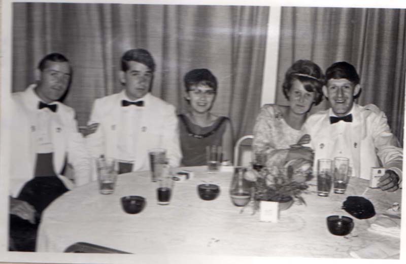 Bernard Flanery, Peter Barton, Chris Wilde, Val Barton and Geoff Wilde