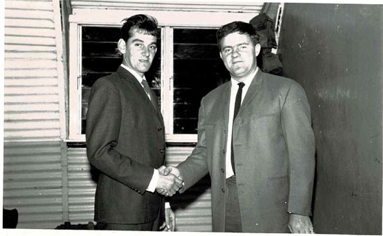 Bill Curtis and Geordie