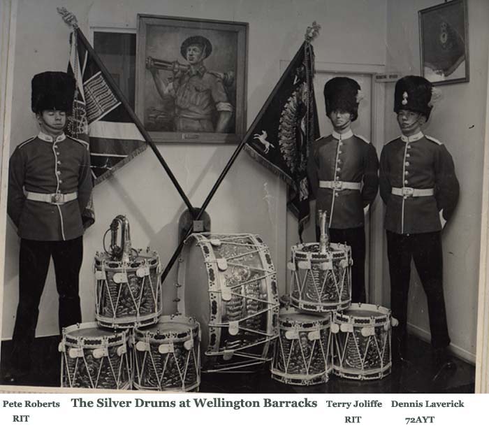 This photo was taken in the RHQ the old QM's (my Grandads) Office it was in Lancashire Life. Dave Roberts and Terry Jolliffe also on Photo