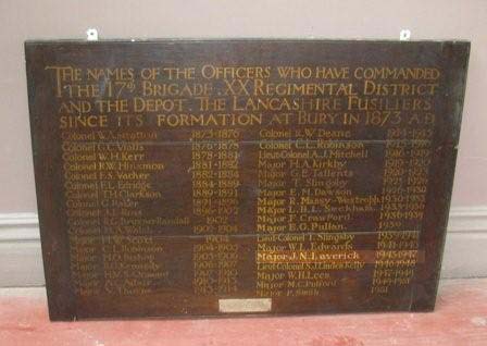 List of all the Commanding Officers at Wellington Barracks