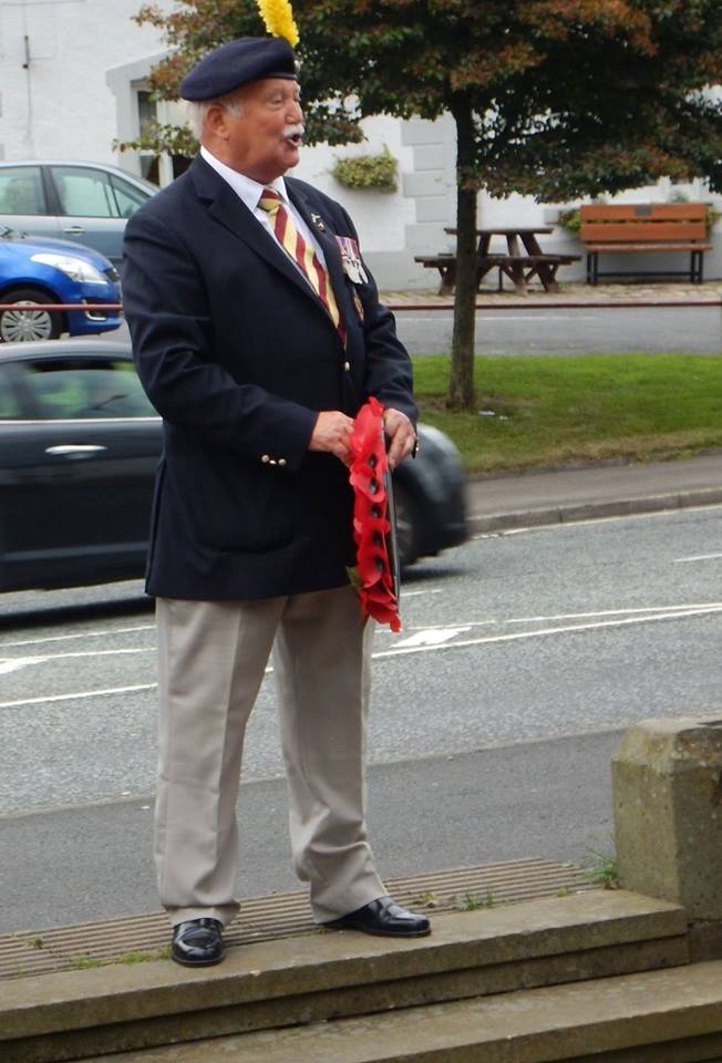 Outside Bury Town Hall 2016 Remembrance Parade