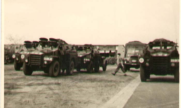 APC's on camp at Quebec Bks, Osnabruck