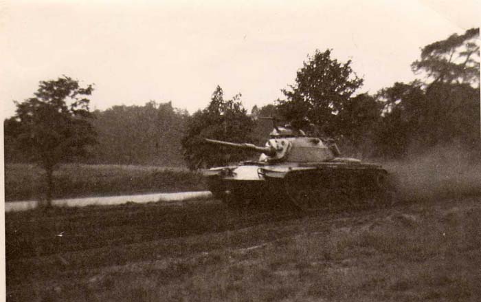 US tank passing