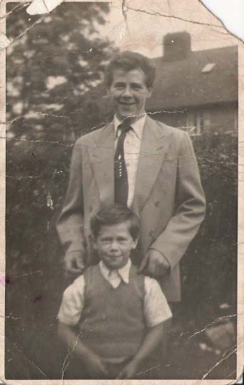 Brian with younger brother Tony