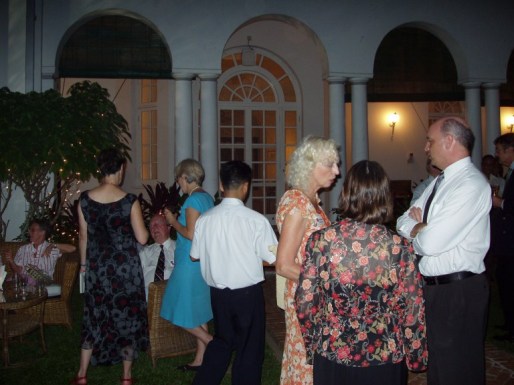 the reception held at the British Ambassador's Residence, Rangoon, hosted by the British Ambassador Ms. Vicky Bowman