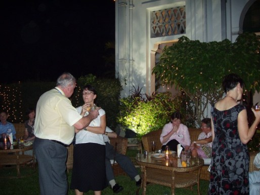 the reception held at the British Ambassador's Residence, Rangoon, hosted by the British Ambassador Ms. Vicky Bowman