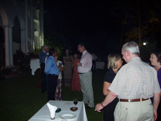 the reception held at the British Ambassador's Residence, Rangoon, hosted by the British Ambassador Ms. Vicky Bowman