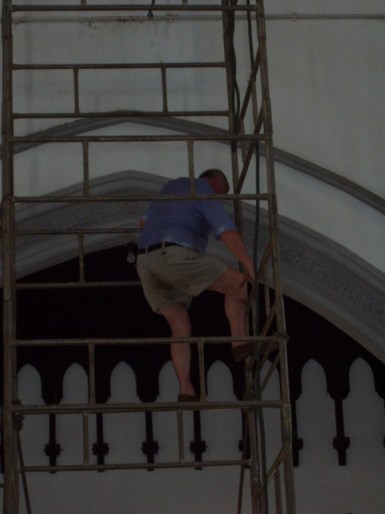 Inside Rangoon Cathedral