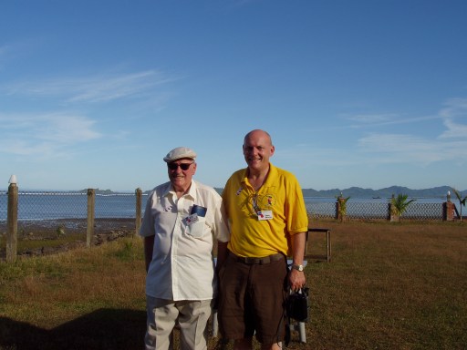 Bill and John at Monkey Point, Akyab