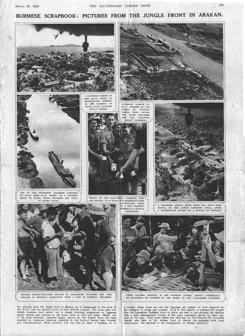 Burmese Scrap Book from the Illustrated London News