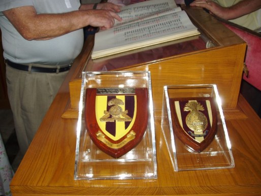 The Regimental Plaques
