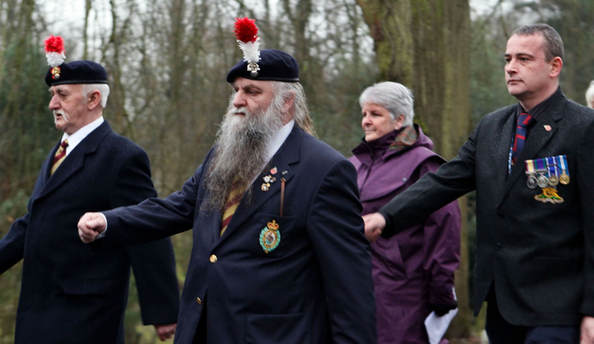 Funeral photos courtesy of the Manchester Evening News