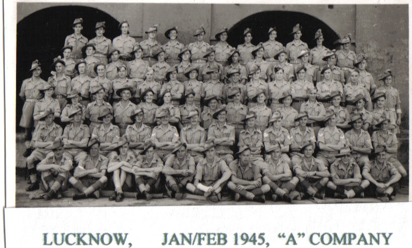 first row standing 6th from the left is Ronnie Turner and sat at the front 5th from the left, “Chindit Bob” from St Helens